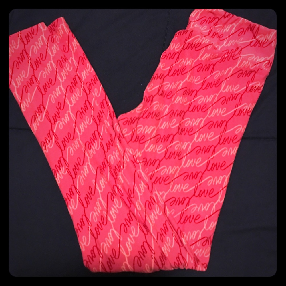 Lularoe leggings valentines